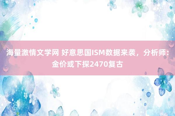 海量激情文学网 好意思国ISM数据来袭，分析师：金价或下探2470复古