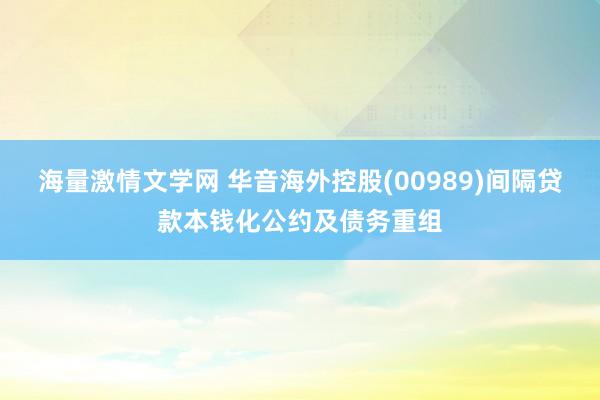 海量激情文学网 华音海外控股(00989)间隔贷款本钱化公约及债务重组
