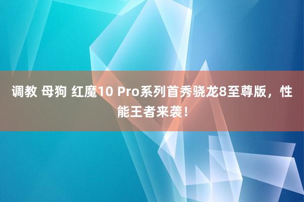 调教 母狗 红魔10 Pro系列首秀骁龙8至尊版，性能王者来袭！