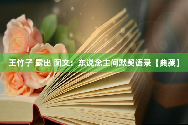 王竹子 露出 图文：东说念主间默契语录【典藏】
