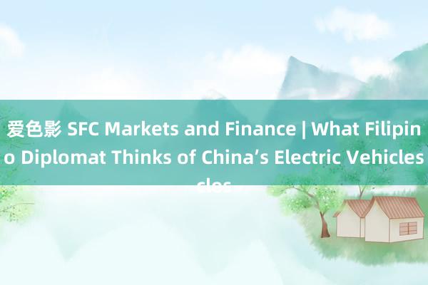 爱色影 SFC Markets and Finance | What Filipino Diplomat Thinks of China’s Electric Vehicles