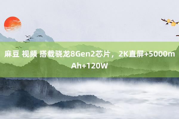 麻豆 视频 搭载骁龙8Gen2芯片，2K直屏+5000mAh+120W