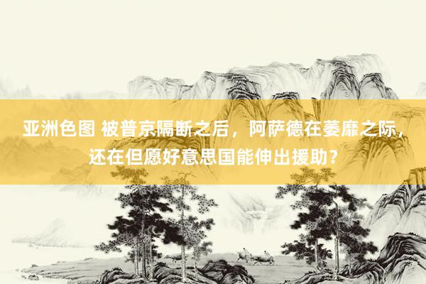 亚洲色图 被普京隔断之后，阿萨德在萎靡之际，还在但愿好意思国能伸出援助？