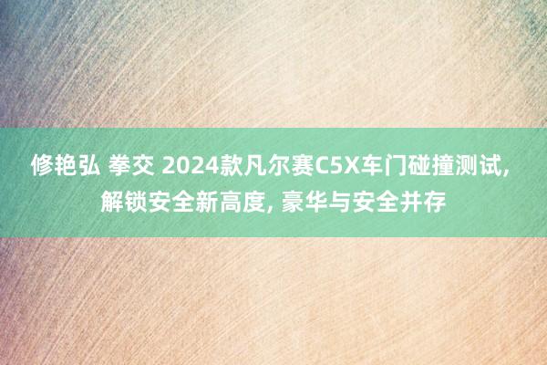修艳弘 拳交 2024款凡尔赛C5X车门碰撞测试， 解锁安全新高度， 豪华与安全并存