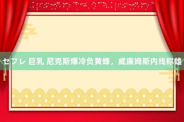 セフレ 巨乳 尼克斯爆冷负黄蜂，威廉姆斯内线称雄