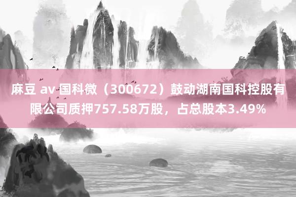 麻豆 av 国科微（300672）鼓动湖南国科控股有限公司质押757.58万股，占总股本3.49%