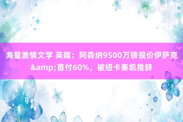海量激情文学 英媒：阿森纳9500万镑报价伊萨克&首付60%，被纽卡奏凯推辞