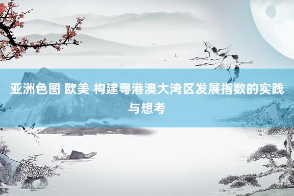 亚洲色图 欧美 构建粤港澳大湾区发展指数的实践与想考